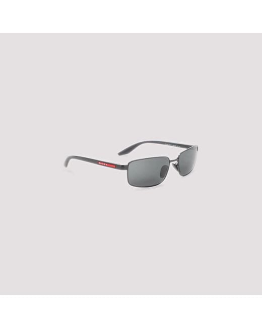 Prada White Eyewear Metal Sunglasses