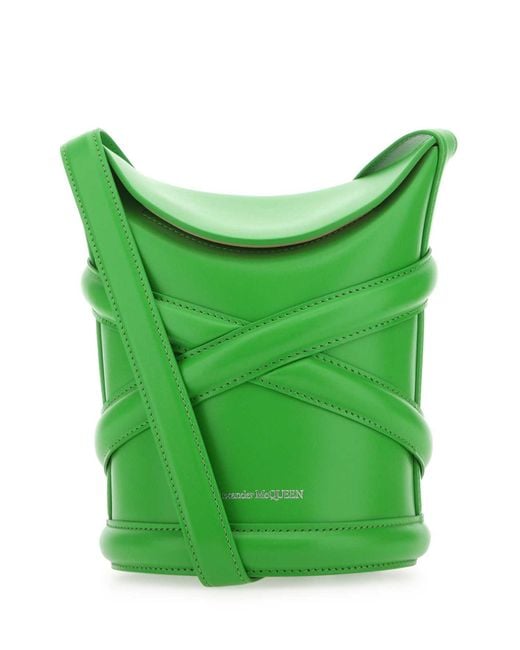 McQueen Green Grass The Curve Bucket Hat
