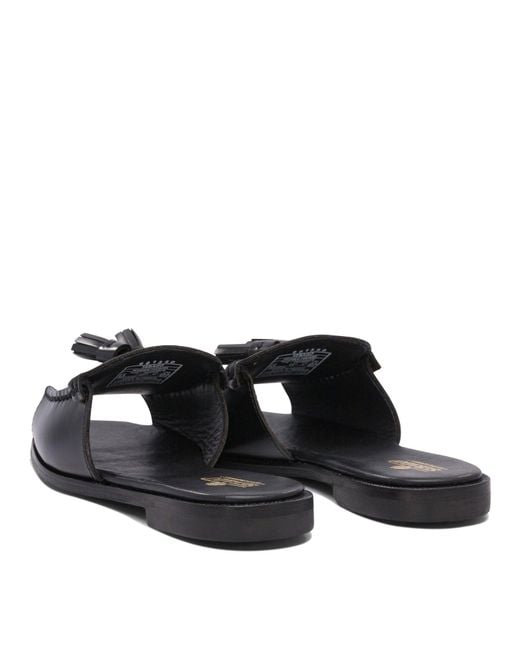 Sebago Black Slip On Slides