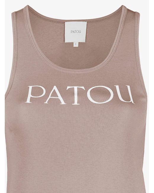 Patou Natural Logo Tank Top