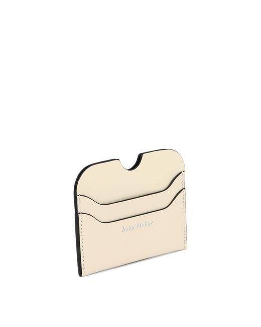 Acne Card Holder Met Logo in het Natural voor heren
