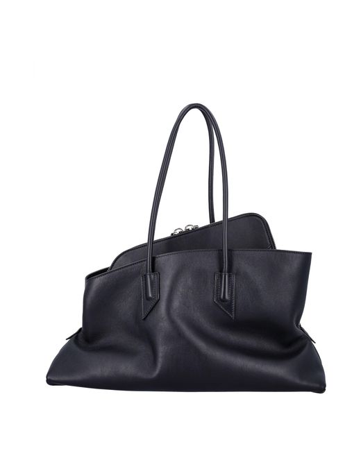 The Attico Blue La Passeggiata Medium Tote Bag
