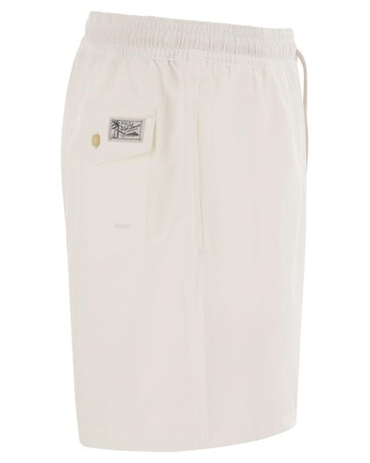 Polo Ralph Lauren White Traveler Classic 14.6 Cm Beach Boxers for men