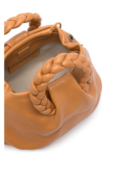 Hereu Brown Hieru Bombon kleine Lederhandtasche