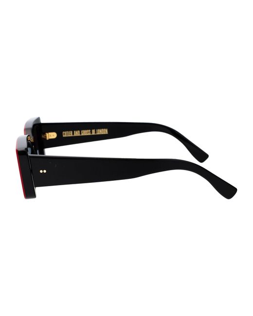 Cutler & Gross Red Sunglasses Cgsn 1368 03 03
