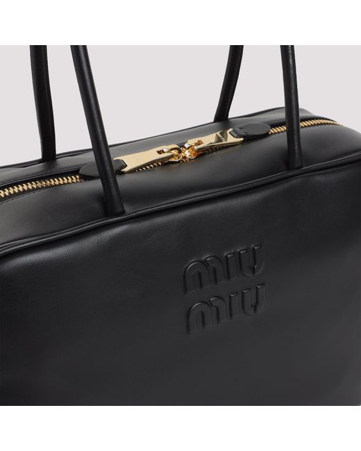 Miu Miu Black Beau Shoulder Bag