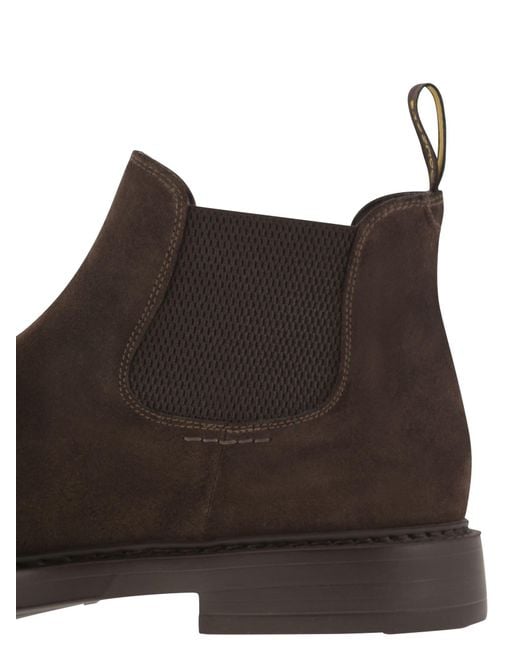 Doucal 's Suede Chelsea Boot Doucal's pour homme en coloris Brown