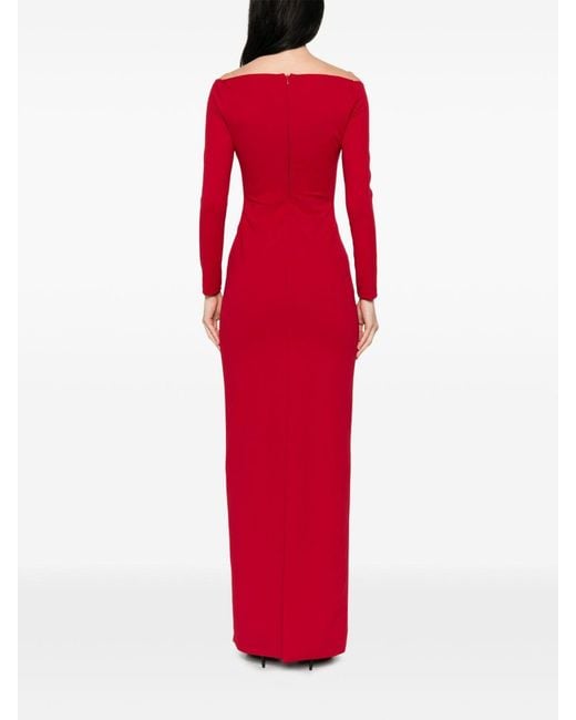 Solace London Red Lolita Maxi Dress