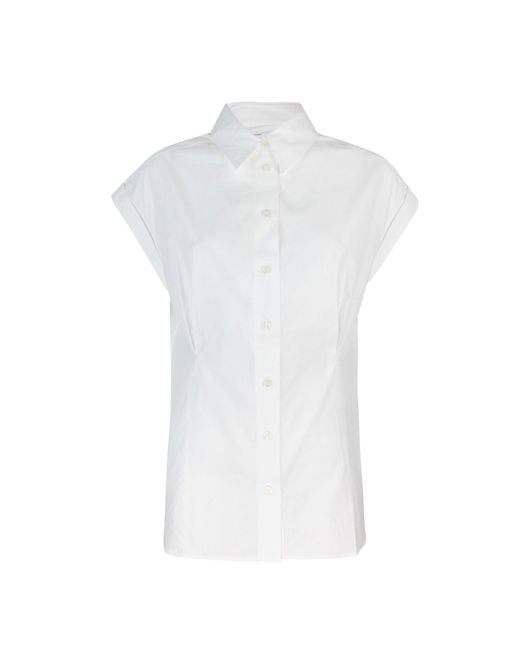 Samsøe & Samsøe White Camicia Satolina Ss 14644 Bianca