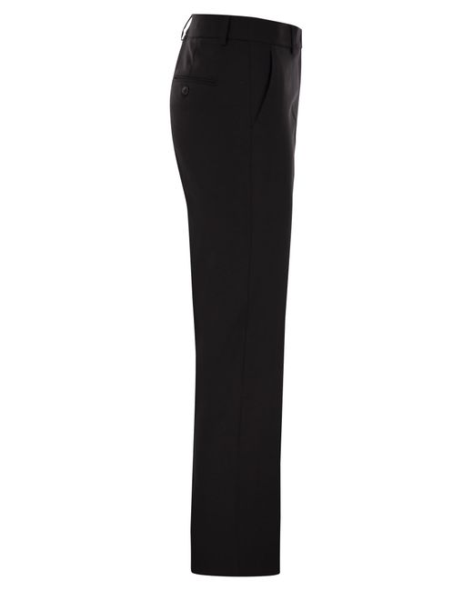 Weekend by Maxmara Black Weekend Max Mara Canon Wool Cigarette Trousers