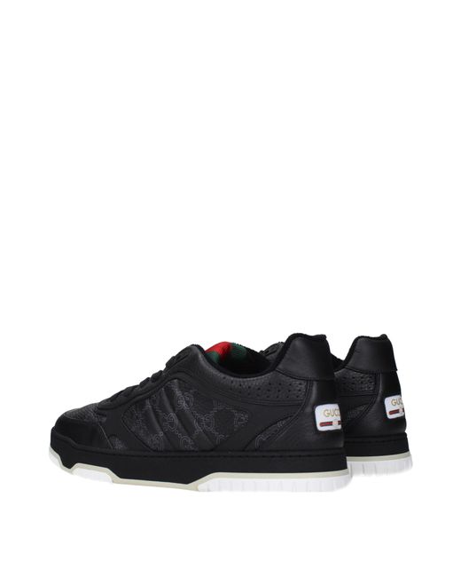 Gucci Black Sneakers Fabric