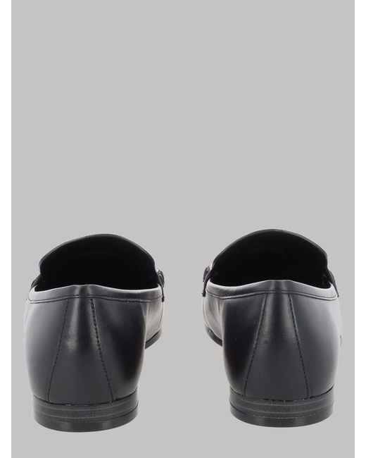 MICHAEL Michael Kors Gray Leather Penny Loafers
