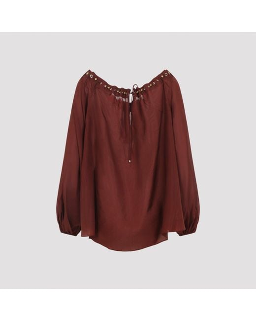 Zimmermann Red Aster Blouse