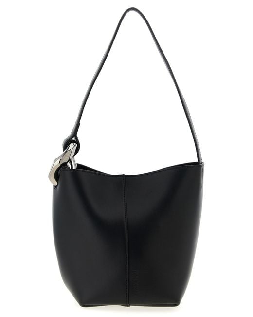 J.W. Anderson Black 'The Jwa Small Corner Bucket' Shoulder Bag