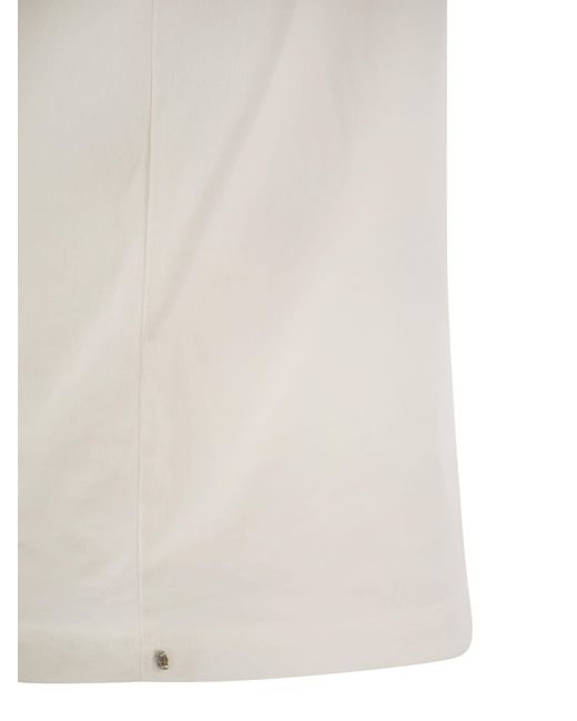 Top sans manches en coton Edicola Sportmax en coloris White
