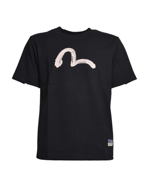 Evisu T-shirts En Polo's in het Black