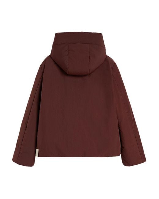 Jil Sander Short Down Jacket in het Purple