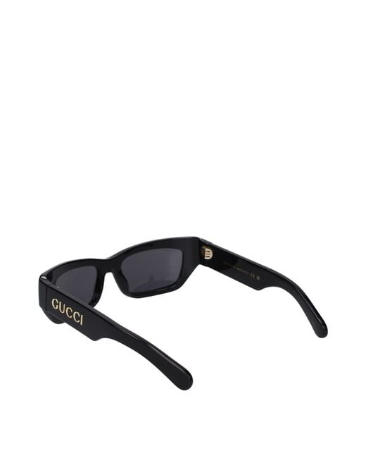 Gucci Black Sunglasses Acetate