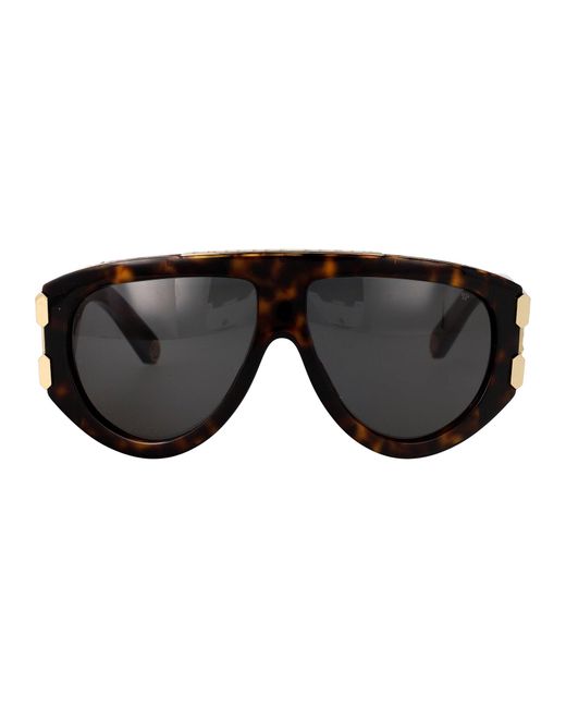 Philipp Plein Black Sunglasses for men