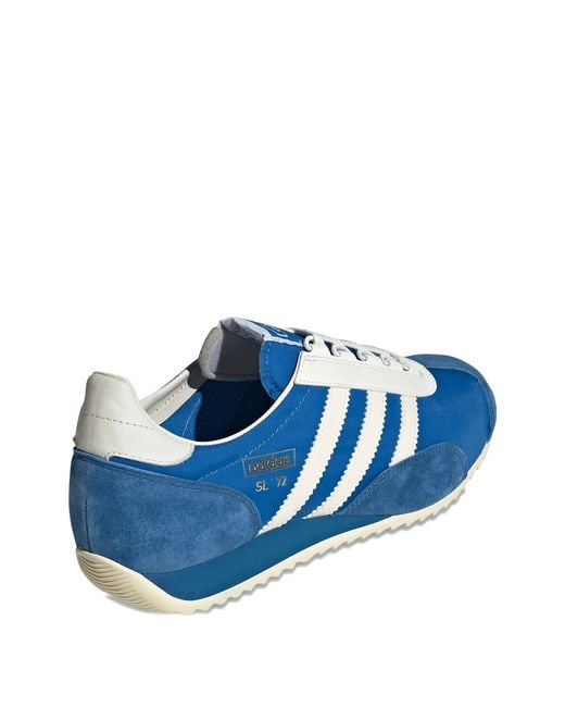 Adidas Originals Blue Sl 72 Pt Nylon Sneakers