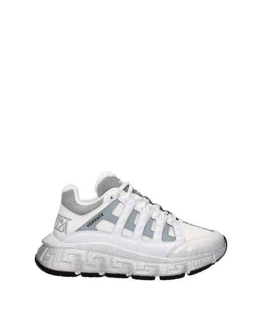Versace White Fashion Low Top Sneakers
