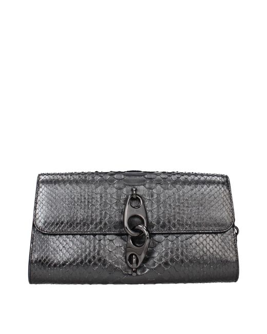 Tom Ford Gray Python Leather/ Clutch