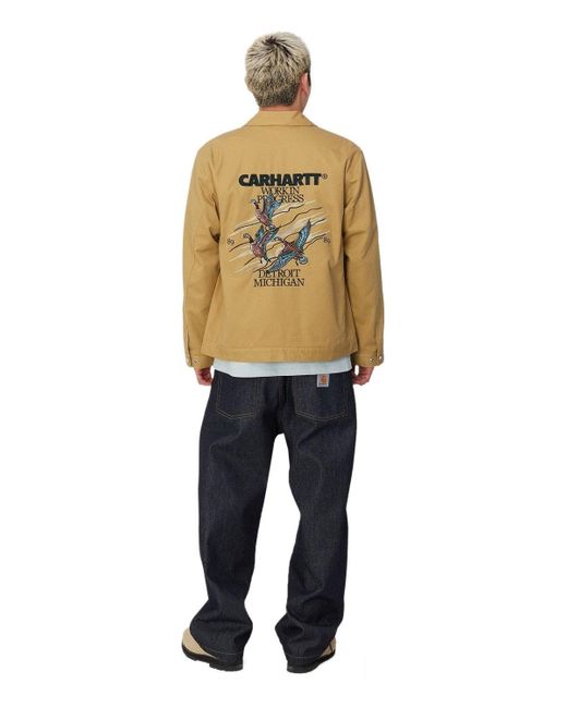 ジャケット・アウター Carhartt DUCKS JACKET - Bourbon Carhartt Ducks Bourbon Jacket in Natural for Men | Lyst