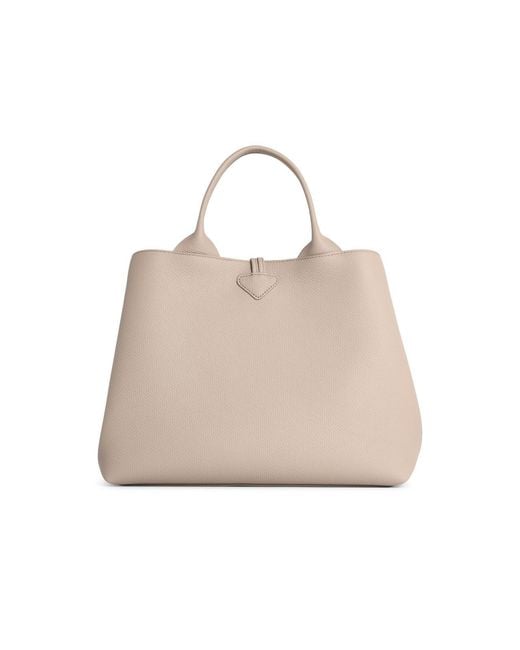 Longchamp Natural Bag With 'L Le Roseau' Handle
