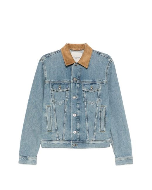 Jacob Cohen Blue Denim Trucker Jacket for men