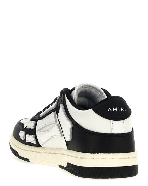 Zapatillas de zapatillas de zapatillas 'skel skel Amiri de color Black