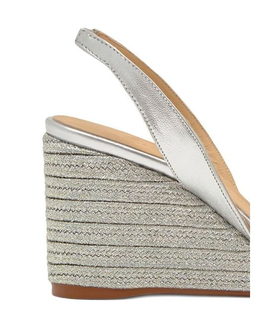 Castaner White Solid Sandals