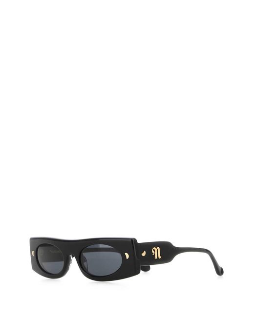 Nanushka Black Bio Acetate Ruthie Sunglasses