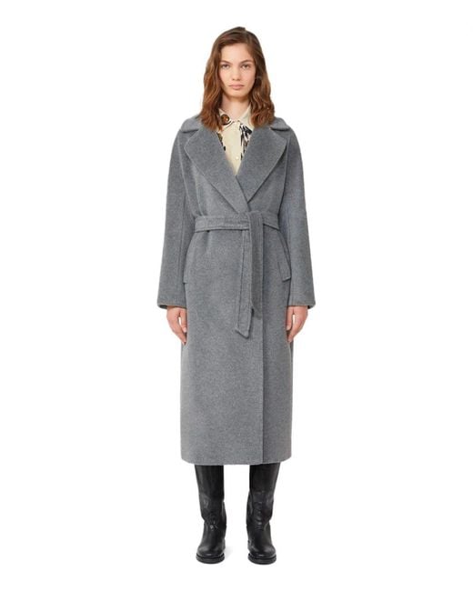 Weekend by Maxmara Gray Tempera Belted Coat