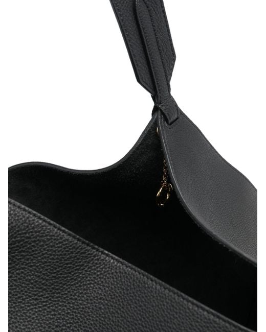 Khaite Black "Lotus" Small Tote Bag