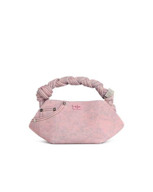 Mini Borsa 'Bou' di Ganni in Pink