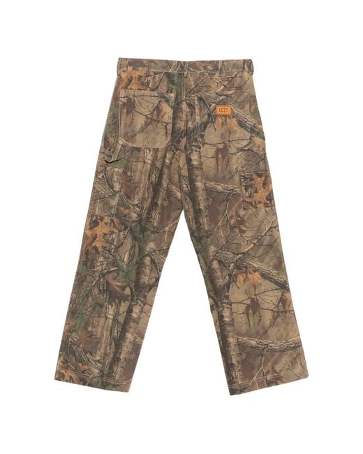 LC23 White Camo Work Trousers