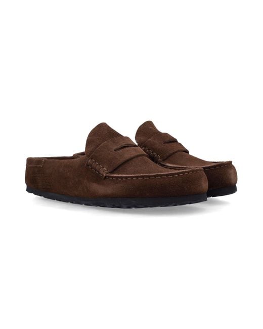 Birkenstock Brown Naples Wrapped Suede