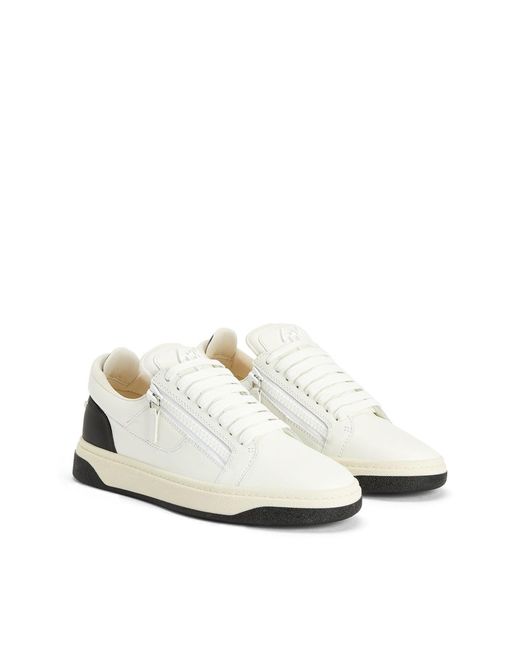 Giuseppe Zanotti Low Top Sneakers in het White voor heren