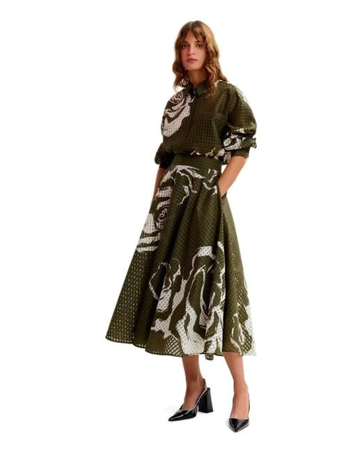 Essentiel Antwerp Green Jango Skirt