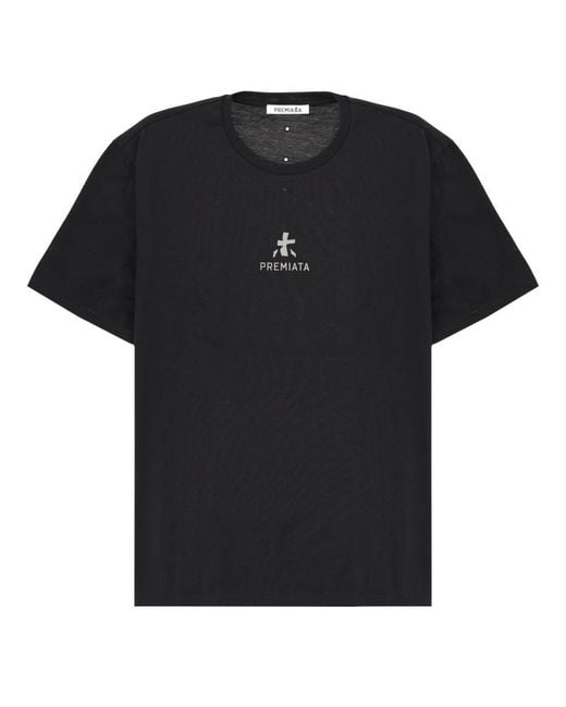 Premiata Black T Shirt Con Logo