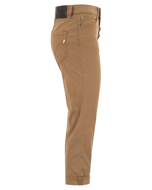 Dondup Natural Trousers Koons Loose Fit