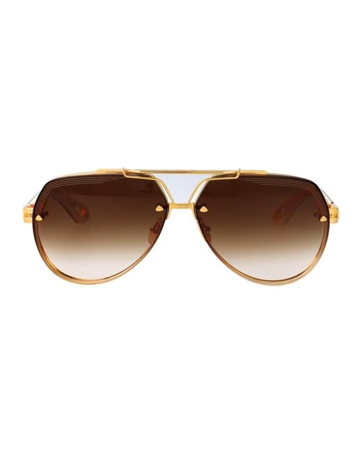 Maybach Brown Aviator Sunglasses The King I G Ho Z33 for men