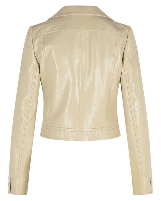 Courreges Natural Reedition' Ivory Cotton Blend Jacket