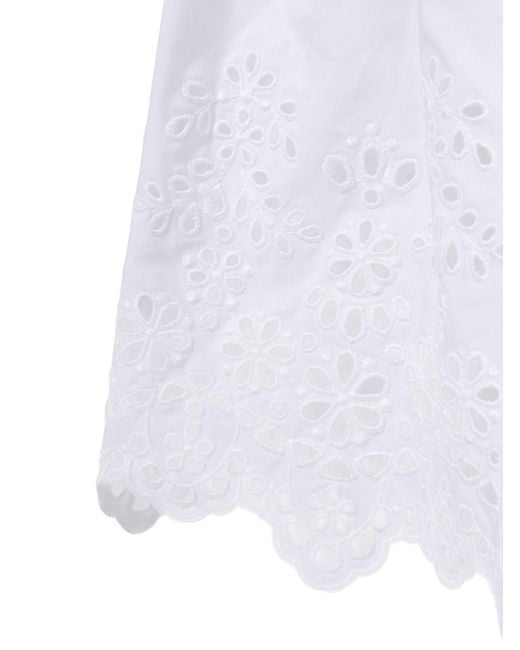Ermanno Scervino White Gonna Lunga Sangallo Pope