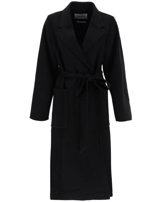 IVY & OAK Black Celia Wrap Coat