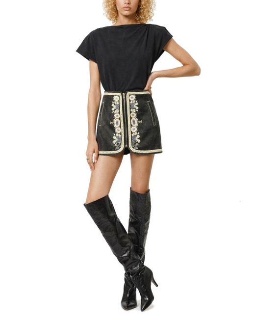 Isabel Marant Black Tshirt Sebani