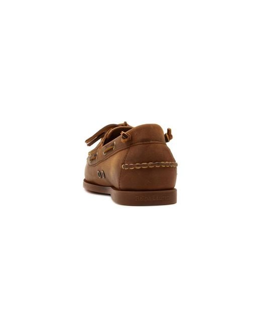 Ralph Lauren Brown Flat Shoes