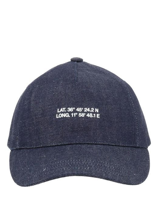 A.P.C. Blue Logo Baseball Hat