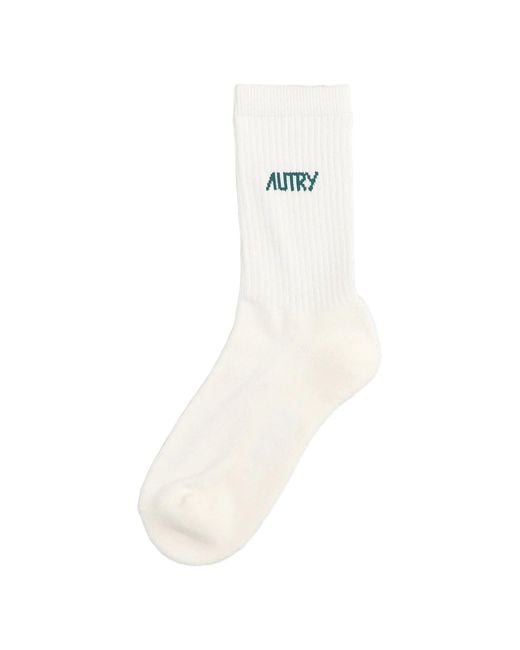Autry White Socks Main Unic