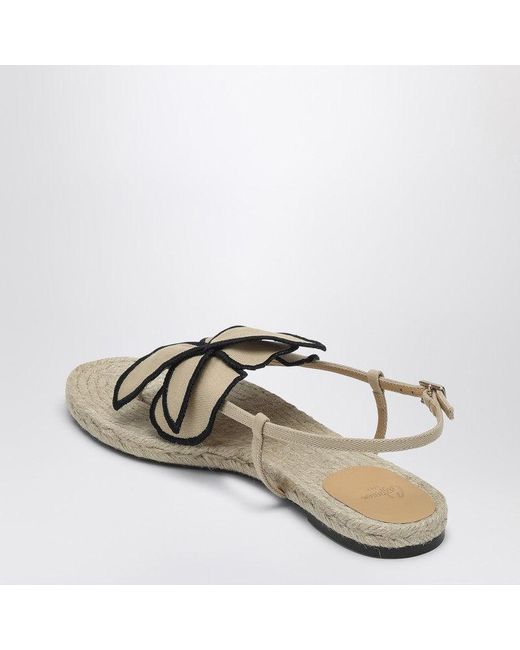シューズ・サンダルその他 Castaner Sandal in sand color with flower Castañer Poncha Flower Sandals | Shopbop